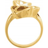14K Yellow Freeform Ring photo 2