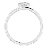 14K White 1/5 CTW Diamond Ring photo 2