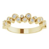 14K Yellow 1/5 CTW Diamond Anniversary Band photo 3