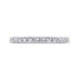 Shah Luxury 14K White Gold Diamond Wedding Band photo