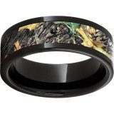 Black Diamond Ceramic Pipe Cut Band with Mossy Oak New Break-Up Inlay photo