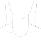 14K Yellow Lightning Bolt 16 Necklace photo 3
