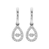 Gems One 14KT White Gold & Diamonds Stunning Fashion Earrings - 1/5 ctw photo