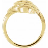 14K Yellow Freeform Ring photo 2