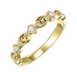 Gems One 10Kt Yellow Gold Diamond (1/20Ctw) & Citrine (1/6 Ctw) Ring photo