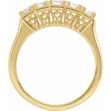 14K Yellow 1/2 CTW Diamond Anniversary Band photo 2