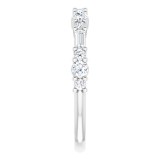 14K White 3/8 CTW Diamond Anniversary Band photo 4