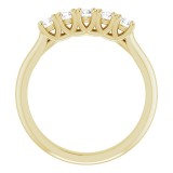 14K Yellow 9/10 CTW Diamond Anniversary Band photo 2