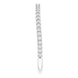 14K White 1/5 CTW Diamond Matching Band photo 4
