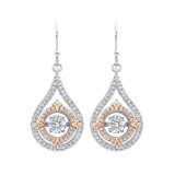 Gems One Silver Cubic Zirconia Earring photo