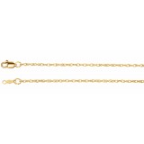 14K Yellow 1.5 mm Rope 7 Chain photo