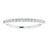 14K White 1/5 CTW Diamond Anniversary Band photo 3