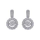 Gems One 14Kt White Gold Diamond (1/3Ctw) Earring photo