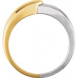 14K Yellow & White Fashion Ring photo 2