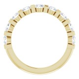 14K Yellow 9/10 CTW Diamond Anniversary Band photo 2