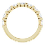 14K Yellow 9/10 CTW Diamond Anniversary Band photo 2