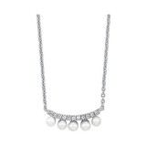 Gems One 10Kt White Gold Diamond (1/20 Ctw) Pendant photo