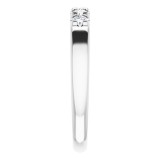 14K White 1/3 CTW Diamond French-Set Anniversary Band photo 4
