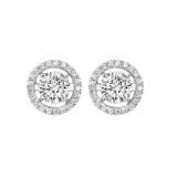 Gems One 14Kt White Gold Diamond (1/4Ctw) Earring photo