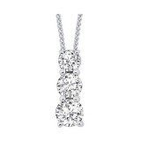 Gems One 14Kt White Gold Diamond (1Ctw) Pendant photo