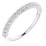 14K White 1/3 CTW Diamond Anniversary Band photo 2