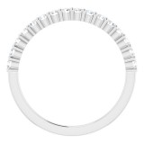 14K White 1/3 CTW Diamond Anniversary Band photo 3