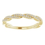 14K Yellow 1/6 CTW Diamond Anniversary Band photo 3