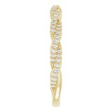 14K Yellow 1/6 CTW Diamond Anniversary Band photo 4