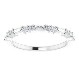 14K White 1/4 CTW Diamond Anniversary Band photo 3