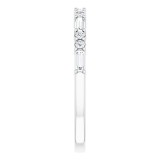 14K White 1/4 CTW Diamond Anniversary Band photo 4