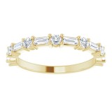 14K Yellow 5/8 CTW Diamond Anniversary Band photo 3