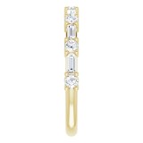 14K Yellow 5/8 CTW Diamond Anniversary Band photo 4