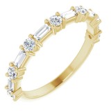 14K Yellow 5/8 CTW Diamond Anniversary Band photo