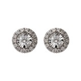 Gems One 14Kt White Gold Diamond (1/6Ctw) Earring photo