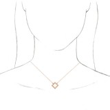 14K Rose Vintage-Inspired Geometric 18 Necklace photo 3