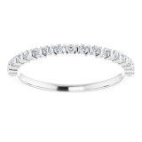 14K White 1/4 CTW Diamond Anniversary Band photo 3