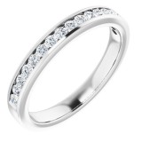 14K White 1/4 CTW Diamond Anniversary Band photo 2