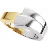 14K White/Yellow Fashion Ring photo 3