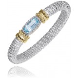 Vahan 14k Gold & Sterling Silver London Blue Topaz Bracelet photo