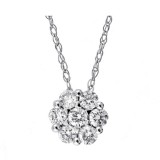 Gems One 14Kt White Gold Diamond (1/4Ctw) Pendant photo