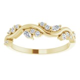 14K Yellow 1/6 CTW Diamond Anniversary Band photo 3