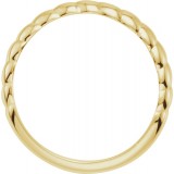 14K Yellow Stackable Ring photo 2