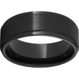 Black Diamond Ceramic Grooved Edge Band with Satin Finish photo