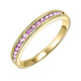 Gems One 14Kt Yellow Gold Pink Sapphire (1/3 Ctw) Ring photo