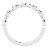 14K White 1/5 CTW Diamond Anniversary Band photo 2