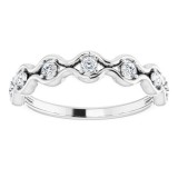 14K White 1/5 CTW Diamond Anniversary Band photo 3