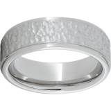 Serinium Flat Band with Grooved Edges and Hammer Finish photo