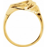 14K Yellow Freeform Remount Ring photo 2