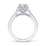 Gabriel & Co. 14k White Gold Infinity Straight Engagement Ring photo 2