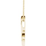 14K Yellow Freeform 16-18 Necklace photo 2